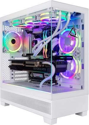 CLX SET Gaming Desktop - Intel Core Ultra 5 245KF 4.2GHz 14-Core Processor, 32GB DDR5 Memory, GeForce RTX 4060 8GB GDDR6 Graphics, 2TB NVMe M.2 SSD, 4TB HDD, WiFi, Win 11 Home 64-bit