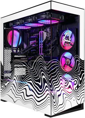 CLX Horus Gaming Desktop - AMD Ryzen 7 9800X3D 4.7GHz 8-Core Processor, 64GB DDR5 Memory, GeForce RTX 5070 Ti 16GB GDDR7 Graphics, 2TB NVMe M.2 SSD, 6TB HDD, WiFi, Win 11 Home 64-bit