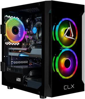 CLX SET Gaming Desktop - Intel Core i5 14400F 2.5GHz 10-Core Processor, 32GB DDR5 Memory, GeForce RTX 5060 Ti 8GB GDDR7 Graphics, 2TB NVMe M.2 SSD, WiFi, Win 11 Home 64-bit