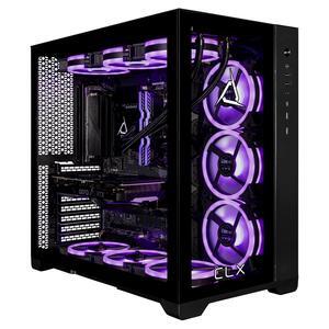 CLX SET Gaming Desktop - Liquid Cooled Intel i9 13900KF 3.0GHz 24-Core Processor, 64GB DDR5-5600 Memory, GeForce RTX 4070 12GB GDDR6X Graphics, 2TB NVMe M.2 SSD, 6TB HDD, WiFi, Windows 11 Home