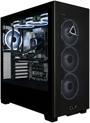 CLX Set Creator Workstation - Liquid Cooled AMD Ryzen 9 9950X 4.3GHz 16-Core Processor, 32GB DDR5 Memory, RTX PRO 4000 24GB GDDR7 ECC Graphics, 2TB SSD, WiFi, Windows 11 Pro 64-bit CLX Set Creator Workstation - Liquid Cooled AMD Ryzen 9 9950X 4.3GHz 16-Core Processor, 32GB DDR5 Memory, RTX PRO 4000 24GB GDDR7 ECC Graphics, 2TB SSD, WiFi, Windows 11 Pro 64-bit