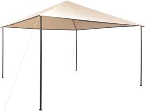 vidaXL Gazebo Outdoor Canopy Tent Patio Pavilion Party Tent with Roof Beige
