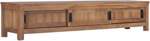 vidaXL TV Stand TV Unit Sideboard TV Console Media Cabinet Solid Teak Wood