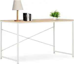 vidaXL Desk Home Office Desk Computer Desk Workstation Solid Wood Reclaimed