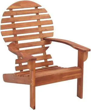 vidaXL Folding Adirondack Chair Lawn Chair for Outdoor Porch Solid Wood Acacia