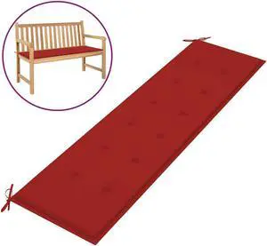 vidaXL Bench Cushion Water Repellent Garden Seat Cushion Red Oxford Fabric