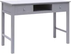 vidaXL Writing Desk Computer Desk Laptop Table Home Workstation White Wood