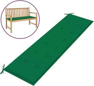 vidaXL Bench Cushion Water Repellent Garden Seat Cushion Green Oxford Fabric