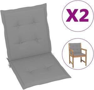 vidaXL Chair Cushion 4 Pcs Patio Chair Cushion Pad Anthracite Oxford Fabric