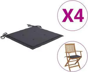 vidaXL Chair Cushion 5 Pcs Outdoor Pallet Seat Cushion Sofa Pad Taupe Fabric