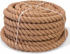 vidaXL Rope Jute Hemp Rope for Crafts Gardening Hammock Decorating 100% Jute