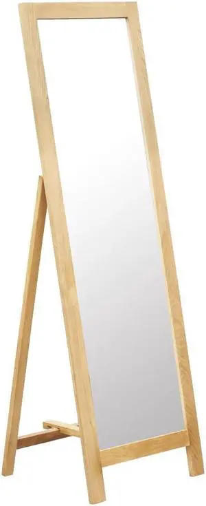 vidaXL Wall Mirror Vanity Mirror Bathroom Decorative Mirror Solid Pinewood