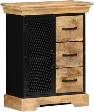 vidaXL Sideboard Console Cabinet Cupboard for Living Room Solid Wood Mango