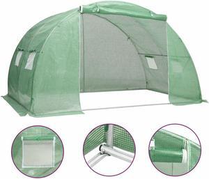 vidaXL Greenhouse Outdoor Grow House Green House for Plant Growing Gardening