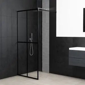 vidaXL Walk-in Shower Enclosure Wall Panel Shower Screen Clear Tempered Glass vidaXL Walk-in Shower Enclosure Wall Panel Shower Screen Clear Tempered Glass