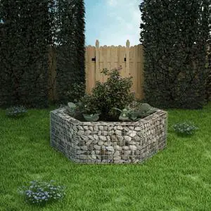 vidaXL Solid Acacia Wood Outdoor Raised Bed Patio Garden Plant Containers