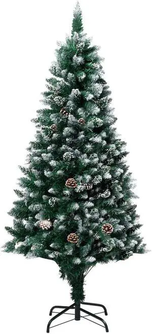 vidaXL Pop-up String Artificial Pre-lit Christmas Tree Xmas Decoration Green