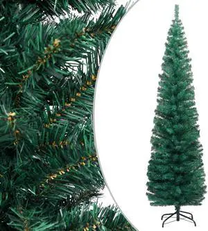 vidaXL Snowing Christmas Tree Artificial Xmas Tree with Umbrella Base White