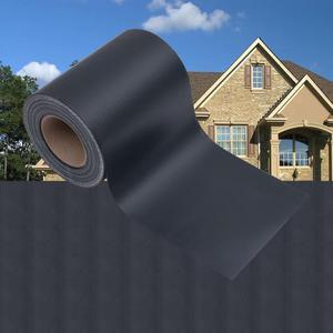 vidaXL Garden Privacy Screen Fence Screen Fabric Roll PVC Matte Dark Gray