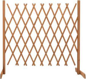 vidaXL Trellis Fence Garden Trellis Lattice Orange 70.9"x39.4" Solid Firwood