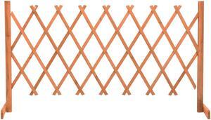 vidaXL Trellis Fence Garden Trellis Lattice Orange 59.1"x31.5" Solid Firwood