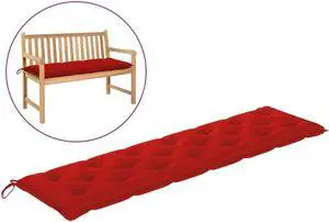 vidaXL Bench Cushion Outdoor Water Repellent Bench Cushion Green Oxford Fabric