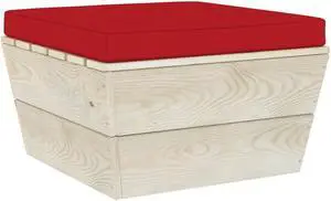vidaXL Chair Cushion Outdoor Patio Pallet Cushion Seat Pad Red Oxford Fabric