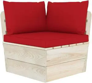 vidaXL Chair Cushion Outdoor Patio Pallet Seat Cushion Sofa Pad Gray Fabric