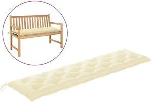 vidaXL Bench Cushion Water Repellent Seat Cushion Anthracite Oxford Fabric
