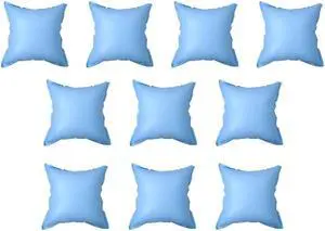 vidaXL Pool Pillow Inflatable Pool Cover Air Pillows for Winter 10 Pcs Blue PVC vidaXL Pool Pillow Inflatable Pool Cover Air Pillows for Winter 10 Pcs Blue PVC