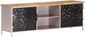 vidaXL TV Stand TV Unit Sideboard TV Console Media Cabinet Solid Acacia Wood