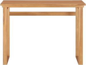 vidaXL Desk 39.4"x17.7"x29.5" Solid Teak Wood