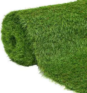 vidaXL Artificial Grass Fake Grass Artificial Turf Carpet 1.6'x16.4'/1.6" Green vidaXL Artificial Grass Fake Grass Artificial Turf Carpet 1.6'x16.4'/1.6" Green
