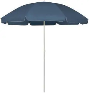 vidaXL Garden Parasol with Metal Pole 390 cm Terracotta
