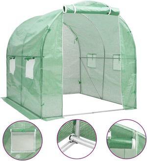 vidaXL Greenhouse Outdoor Grow House Green House for Plant Growing Gardening