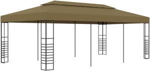 vidaXL Gazebo Pop up Canopy Party Tent Patio Pavilion with Roof Anthracite