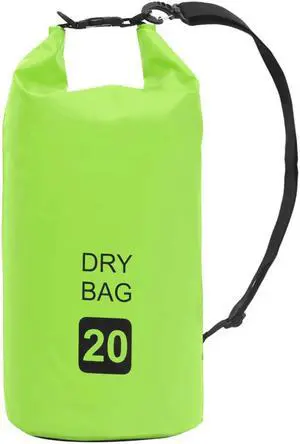 vidaXL Dry Bag Waterproof Backpack Dry Sack Dry Bag with Zipper Green PVC vidaXL Dry Bag Waterproof Backpack Dry Sack Dry Bag with Zipper Green PVC