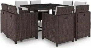 vidaXL Outdoor Dining Table Patio Table Garden Porch Furniture Solid Teak Wood