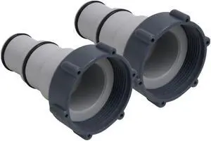 vidaXL Pool Hose Adapters Pool Hose Connectors Pool Hose Fittings 2 Pcs Plastic