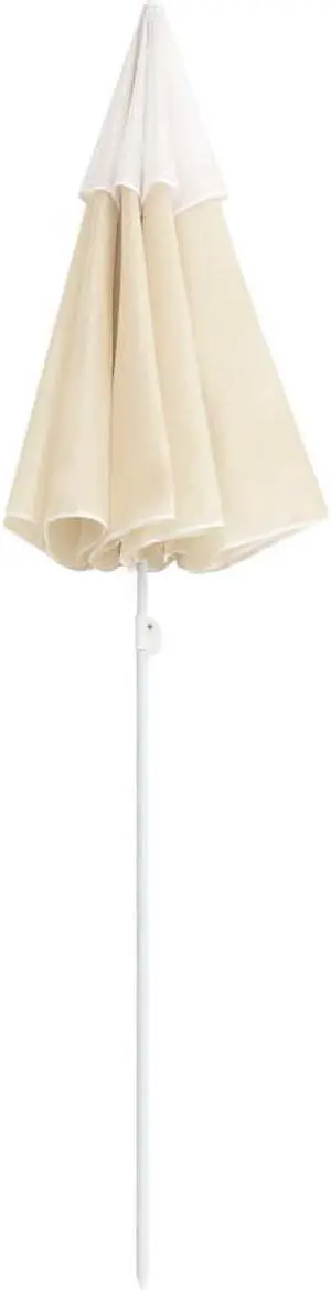 vidaXL Outdoor Parasol with Steel Pole Sand 70.9"