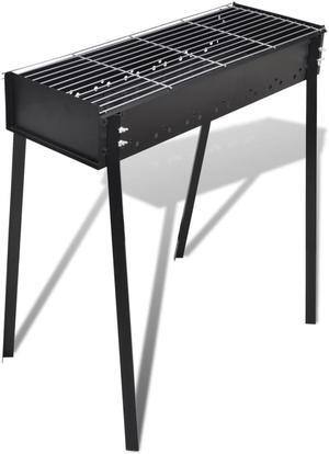 vidaXL Charcoal Barbecue Charcoal Grill BBQ Grill for Outdoor Camping Picnic