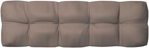 vidaXL Chair Cushion Outdoor Patio Pallet Seat Cushion Sofa Pad Taupe Fabric