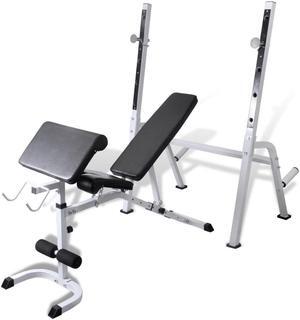 vidaXL Multi-exercise Workout Bench Home Gymnasium Fitness Centre Sport Goods