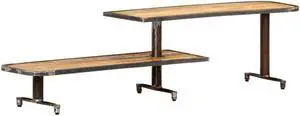 vidaXL TV Stand TV Unit Sideboard TV Console Media Cabinet Solid Mango Wood