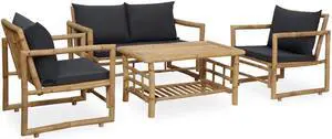 vidaXL Outdoor Patio Bench Garden Bench with Armrests for Patio Solid Wood Teak
