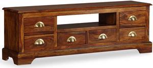 vidaXL TV Cabinet Brown Solid Acacia wood Large TV Cabinet