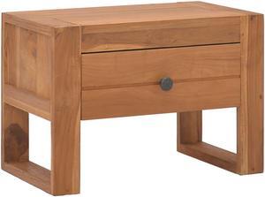 vidaXL Cabinet End table Small Dresser for Hallway Bedroom Solid Wood Teak