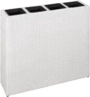 vidaXL Raised Bed Brown, Green Polypropylene, Polyethylene, Iron