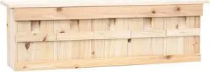 vidaXL Sparrow House Nest Box with 5 Rooms for Outdoor Garden Solid Wood Fir