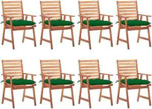 vidaXL Patio Lounge Chair Outdoor Chaise Lounge with Table Solid Acacia Wood